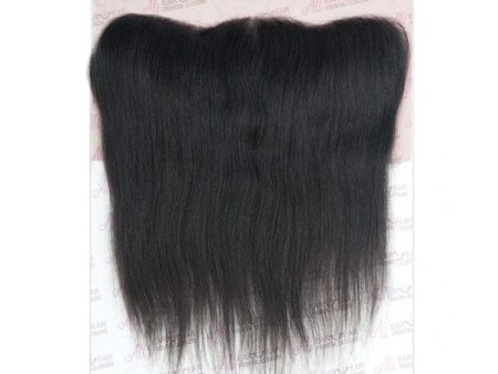 ALI 13X4 100% Virgin Human Hair Ear to Ear Frontal Closure - STRAIGHT 10 -18  For Discount