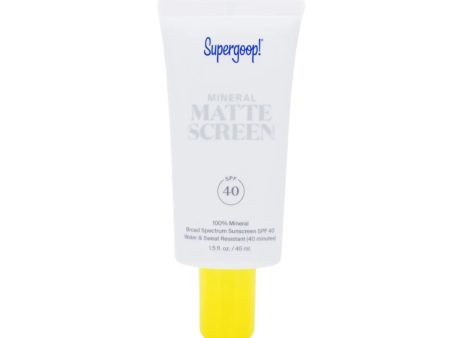 Supergoop! Mineral Matte Screen SPF 40 1.5oz - Small Amount Missing Sale