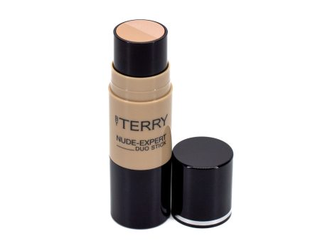 BY TERRY Nude-Expert Duo Stick Foundation 5. PEACH BEIGE 0.3oz - Imperfect Box Sale