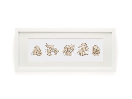 JellyCat Bashful Bunny Framed Print Cheap