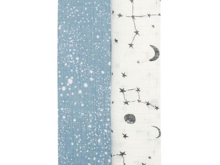 Aden + Anais essentials silky soft muslin swaddle 2-pack - Galaxy Cheap